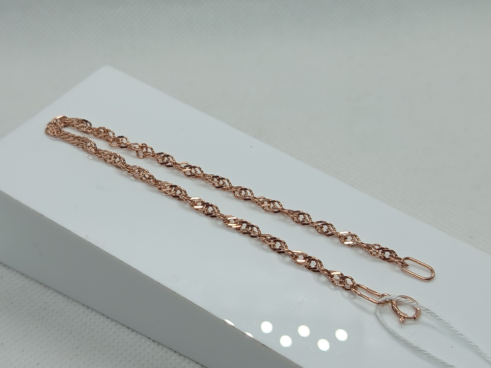 БРАСЛЕТ ПОЛНОВЕСНЫЙ Сингапур Au 585