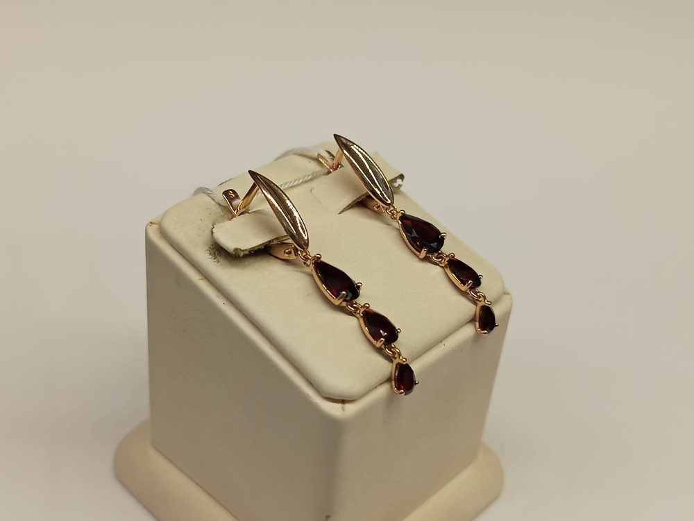 СЕРЬГИ С КАМНЯМИ (Au 585)