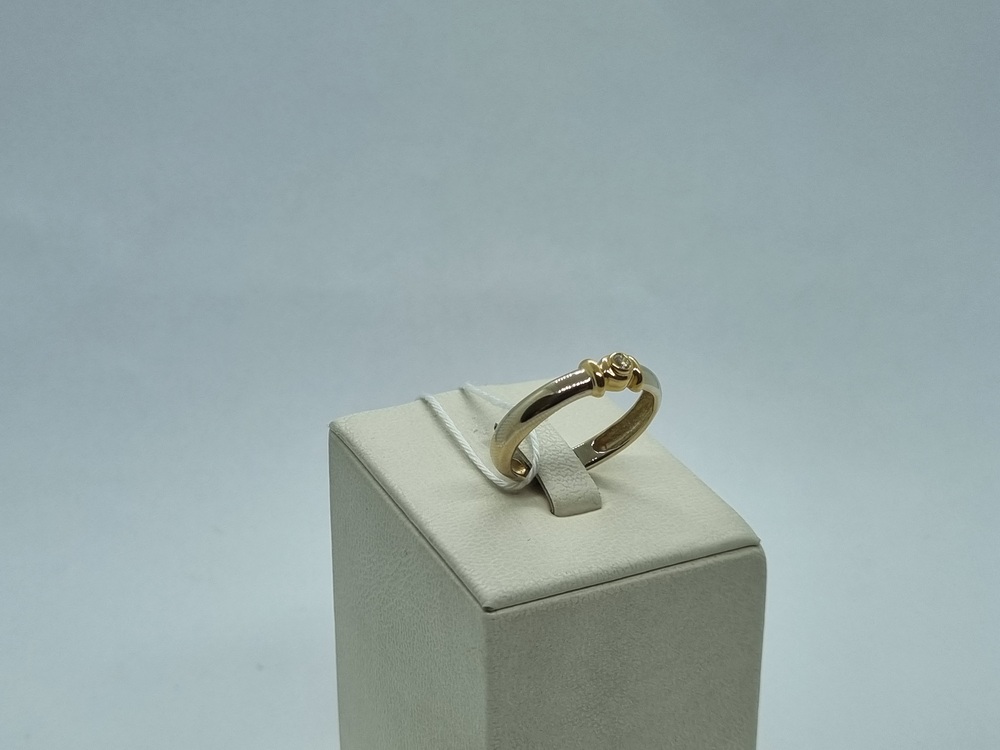 КОЛЬЦО БРИЛЛИАНТ Au 750