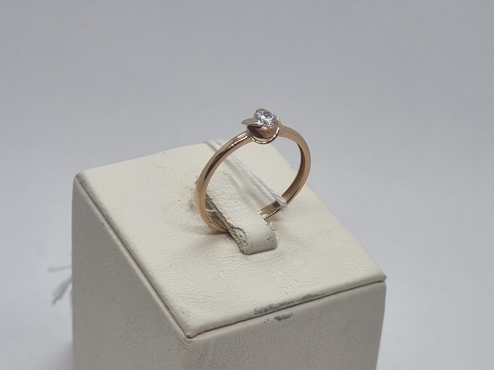 КОЛКМ585 КОЛЬЦО С КАМНЕМ (Au 585)