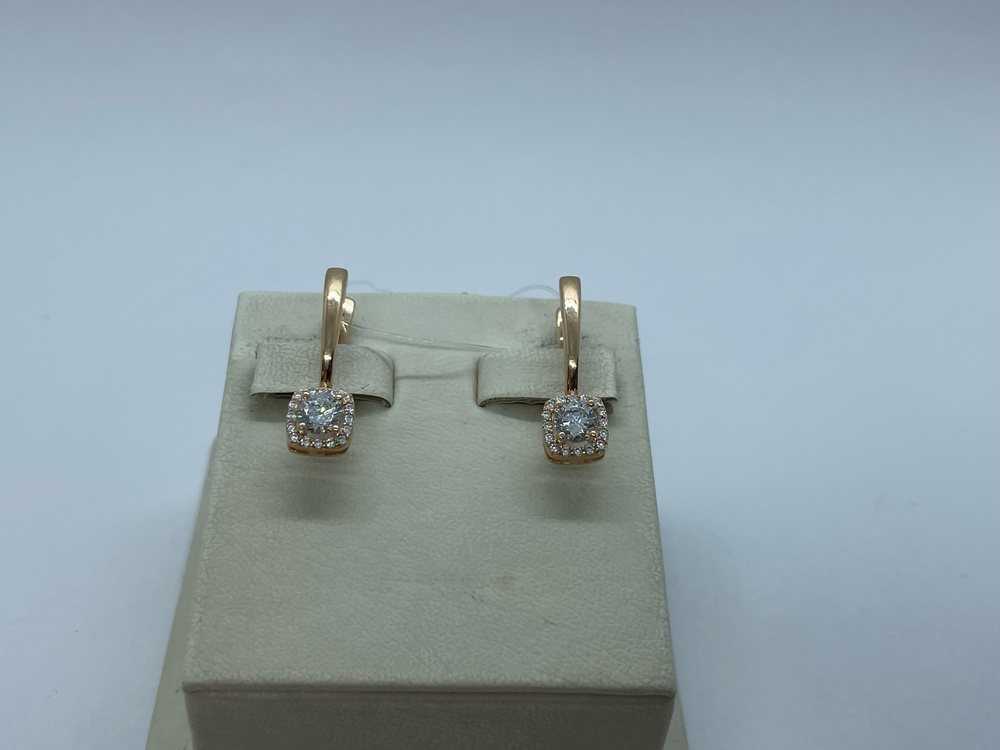 СЕРЬГИ С КАМНЯМИ (Au 585)