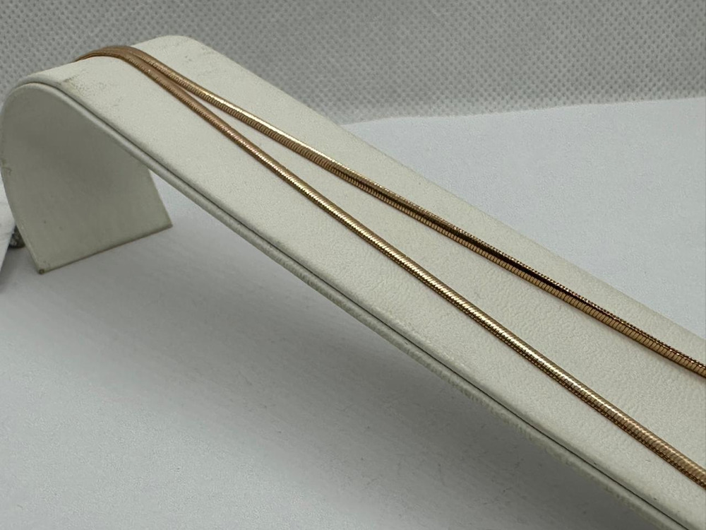 ЦЕПЬ ПОЛНОВЕСНАЯ Жгут(снейк) (Au 585)