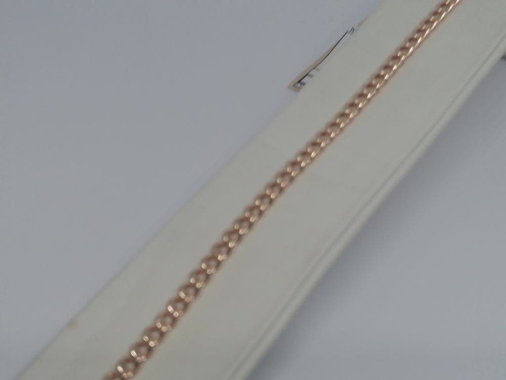 7100002П-18 БРАСЛЕТ ПУСТОТЕЛЫЙ Панцирное (Au 585)