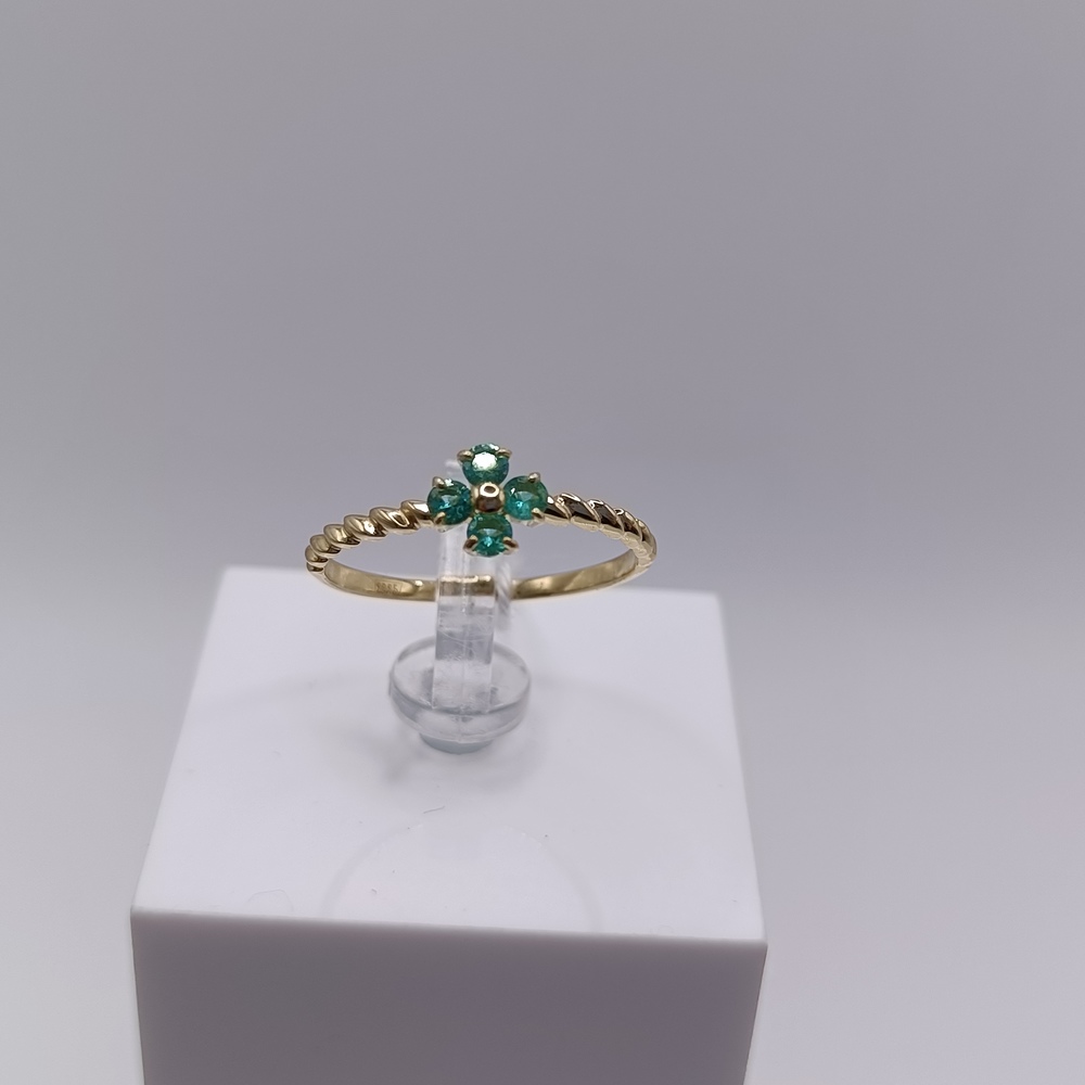 КОЛКМИ585 КОЛЬЦО С КАМНЯМИ (Au 585)