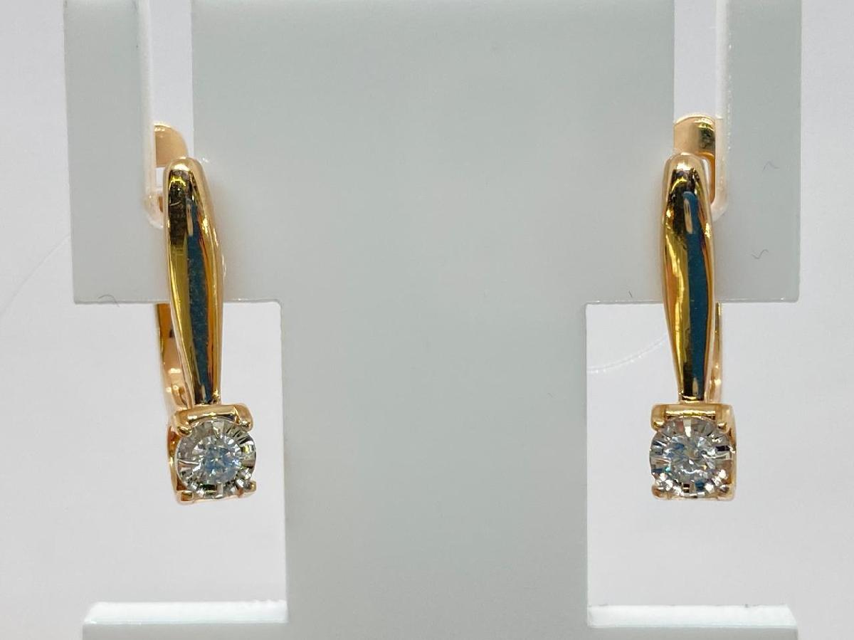 СЕРЬГИ БРИЛЛИАНТ (Au 585)