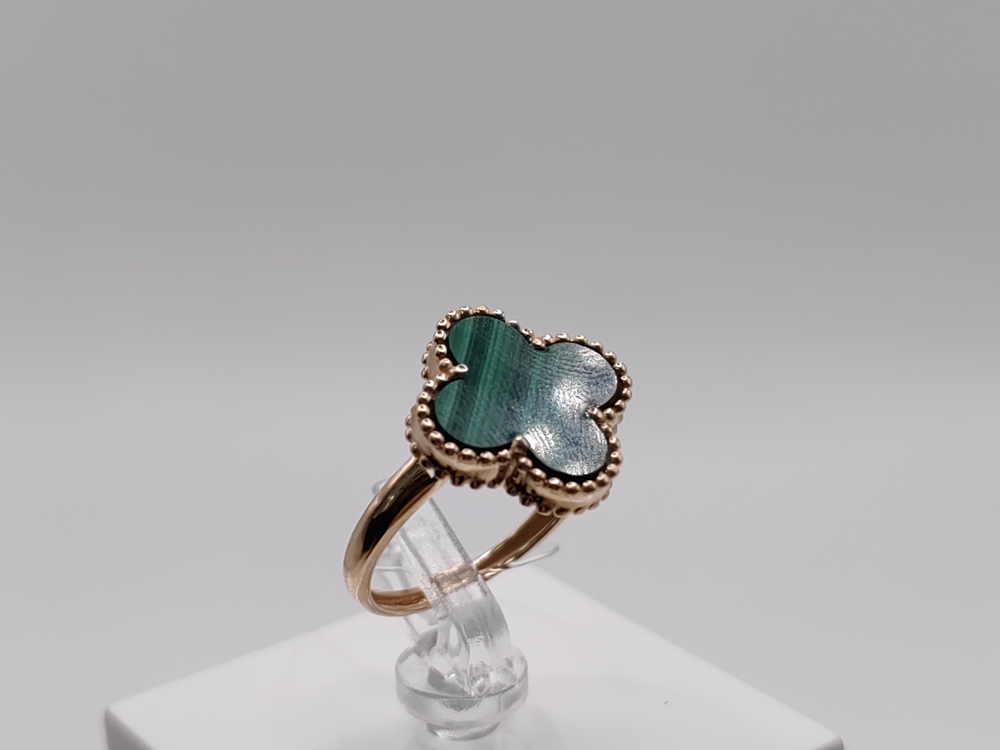 КОЛЬЦО МАЛАХИТ (Au 585)