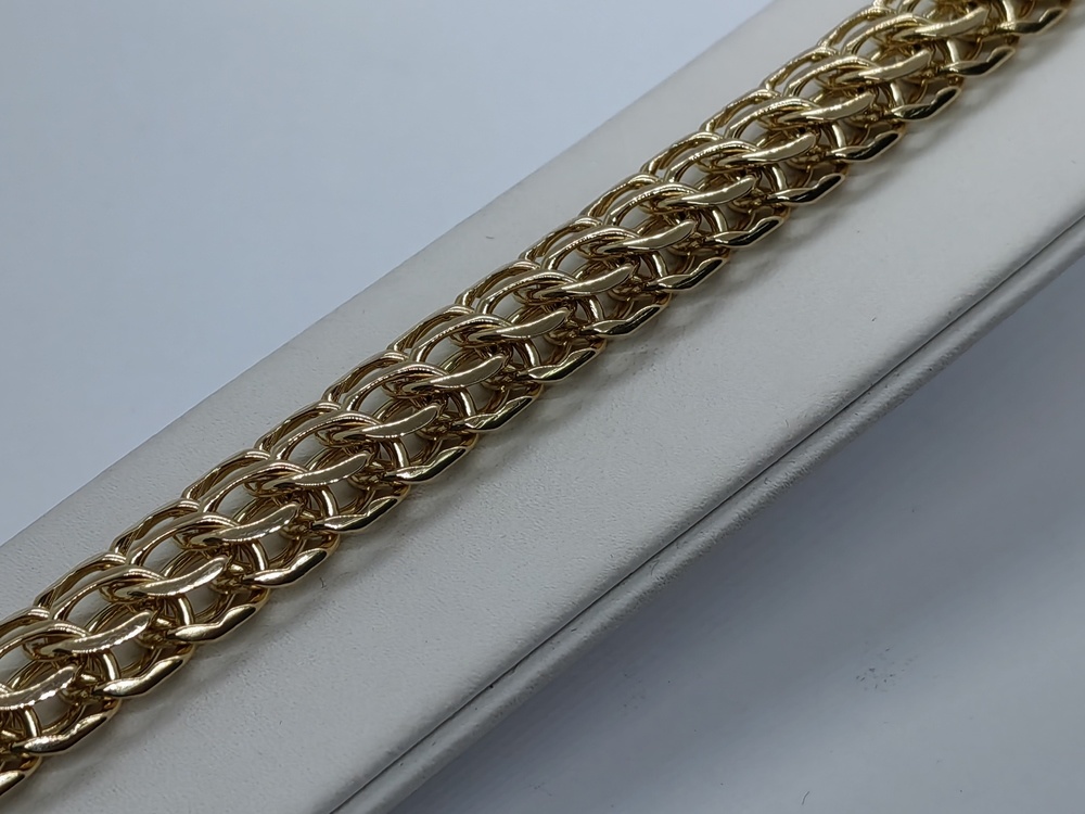 БЛ750 БРАСЛЕТ ПОЛНОВЕСНЫЙ Итальянка (Au 750)