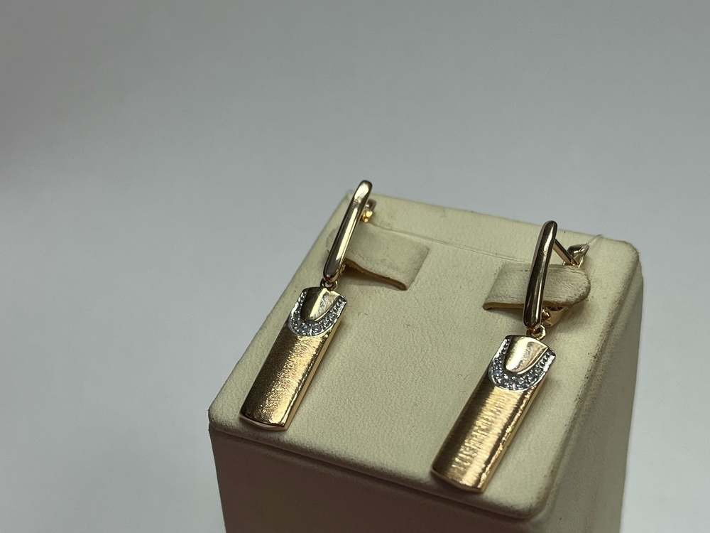 СЕРЬГИ С КАМНЯМИ (Au 585)