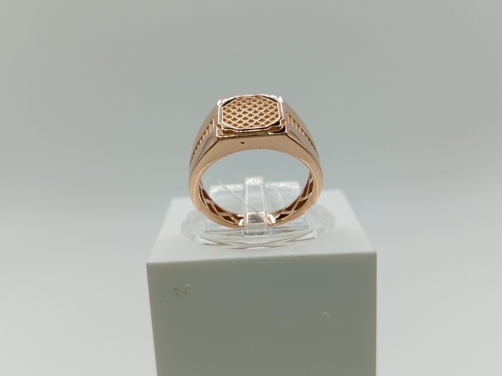 КОЛЬЦО ПЕЧАТКА без камня (Au 585)