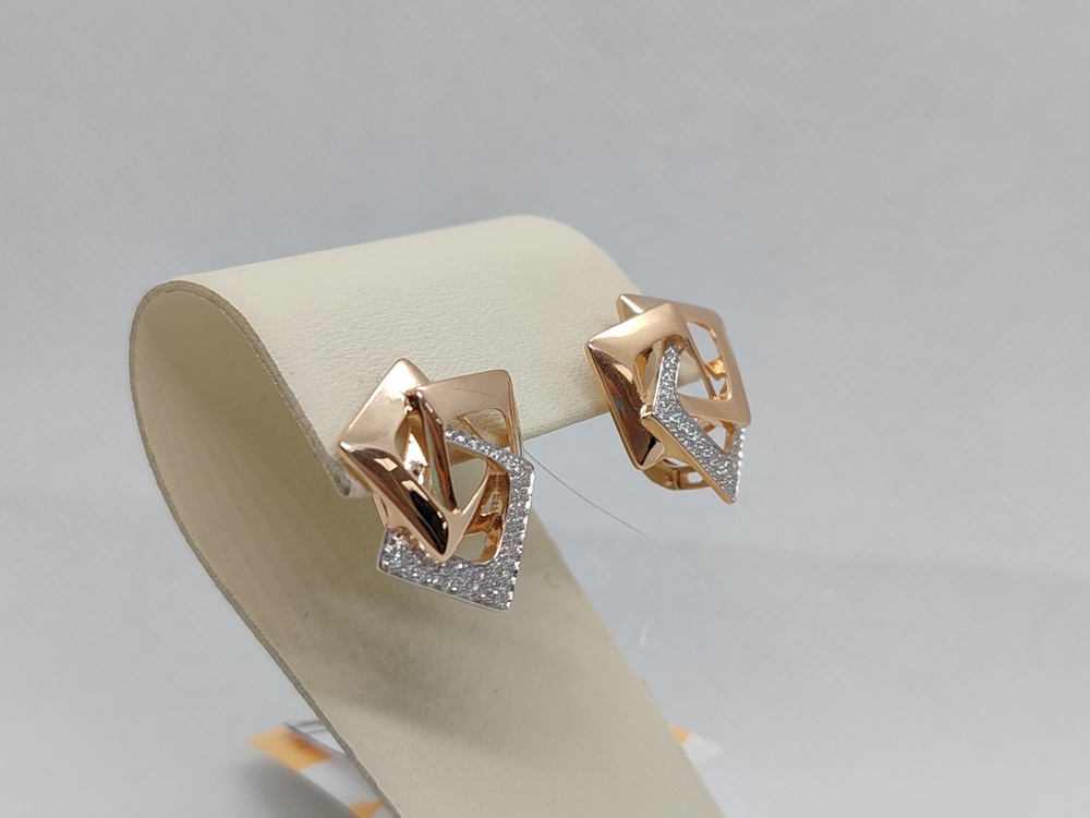 СЕРЬГИ С КАМНЯМИ (Au 585)