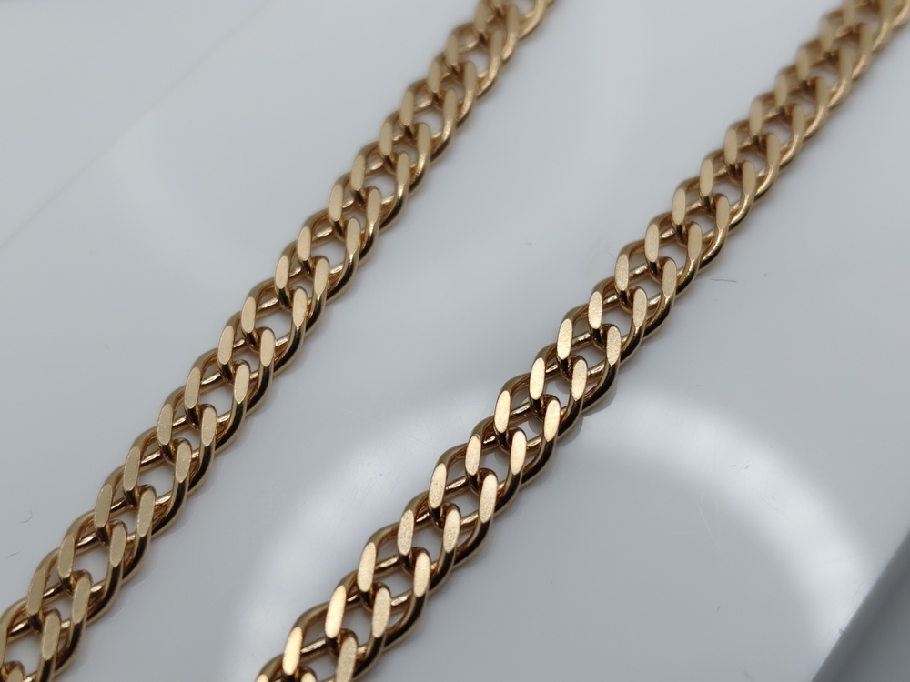 ЦЕПЬ ПОЛНОВЕСНАЯ Ромб двойной (Au 585)