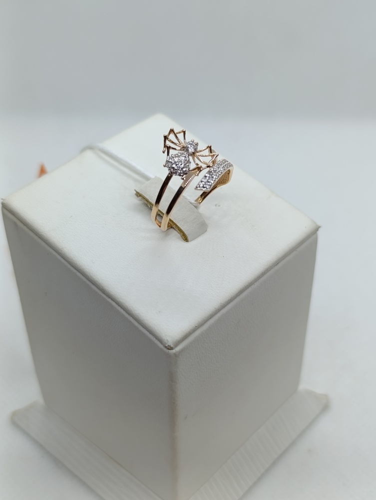 КОЛКМИ585 КОЛЬЦО С КАМНЯМИ (Au 585)