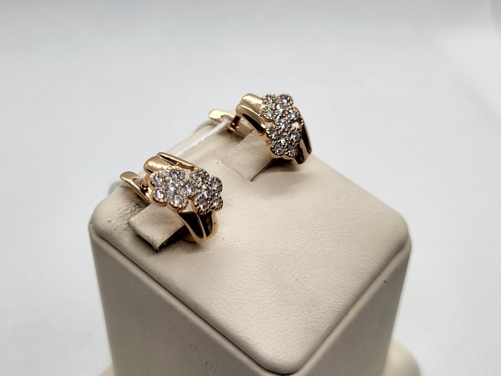 СЕРЬГИ С КАМНЯМИ (Au 585)