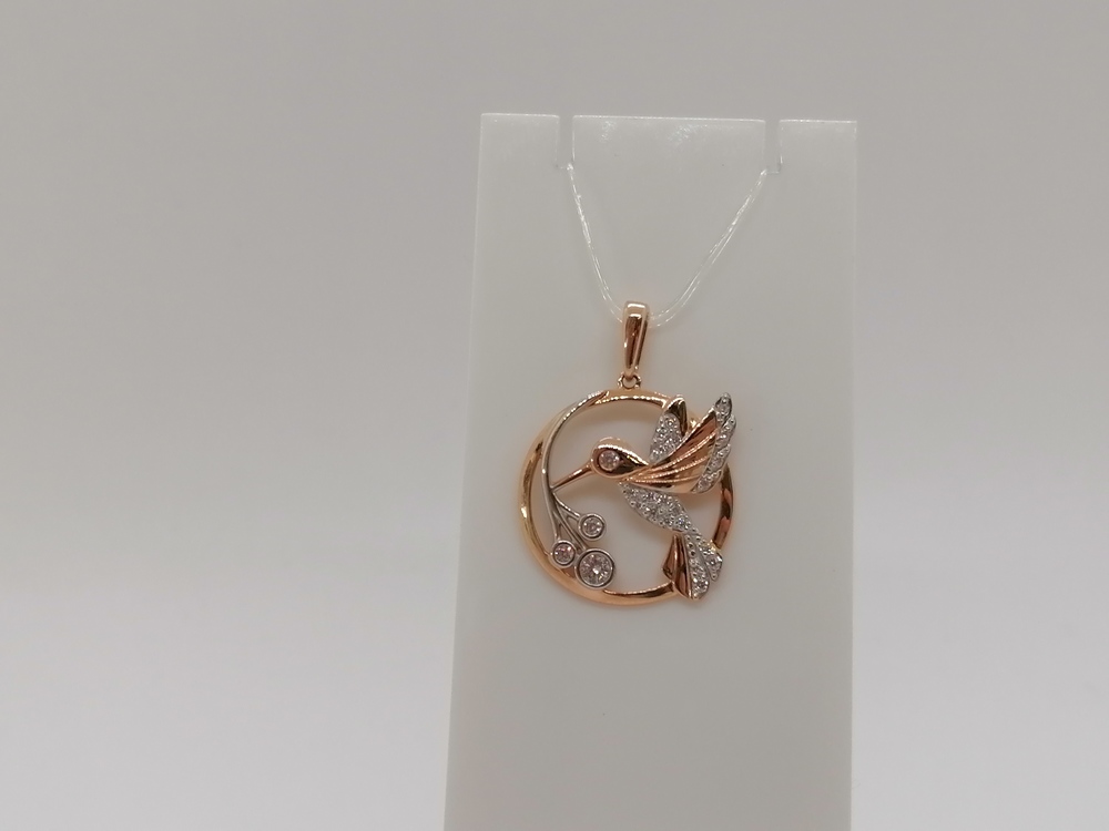 ПОДВЕСКА С КАМНЯМИ (Au 585)