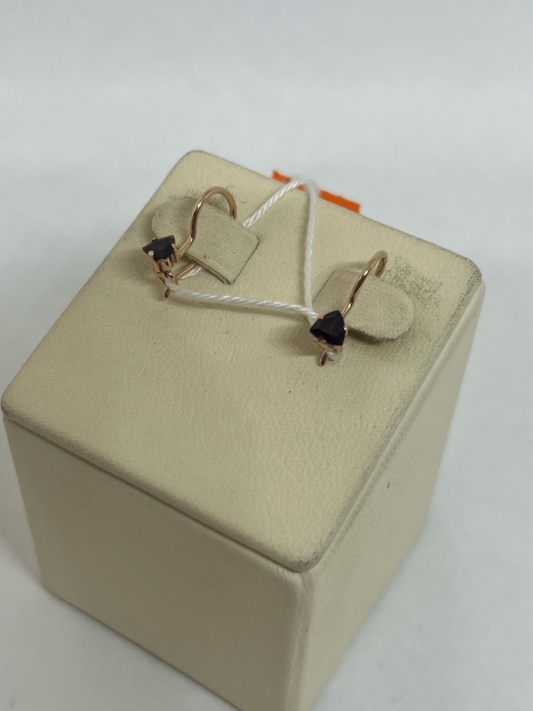 СЕРЬГИ С КАМНЕМ (Au 585)