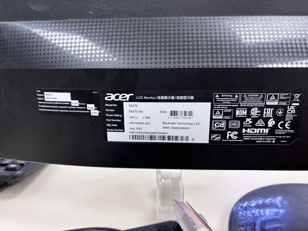 Монитор Acer SA270