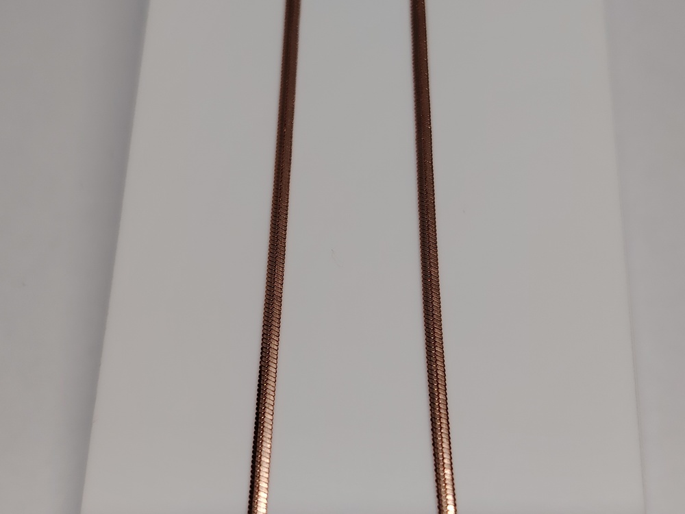 ЦЕПЬ ПОЛНОВЕСНАЯ Снейк плоский (Au 585)