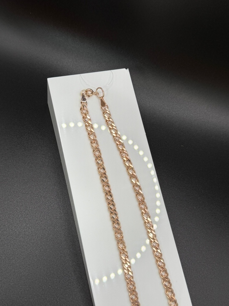 ЦЕПЬ ПУСТОТЕЛАЯ Ромб двойной (Au 585)