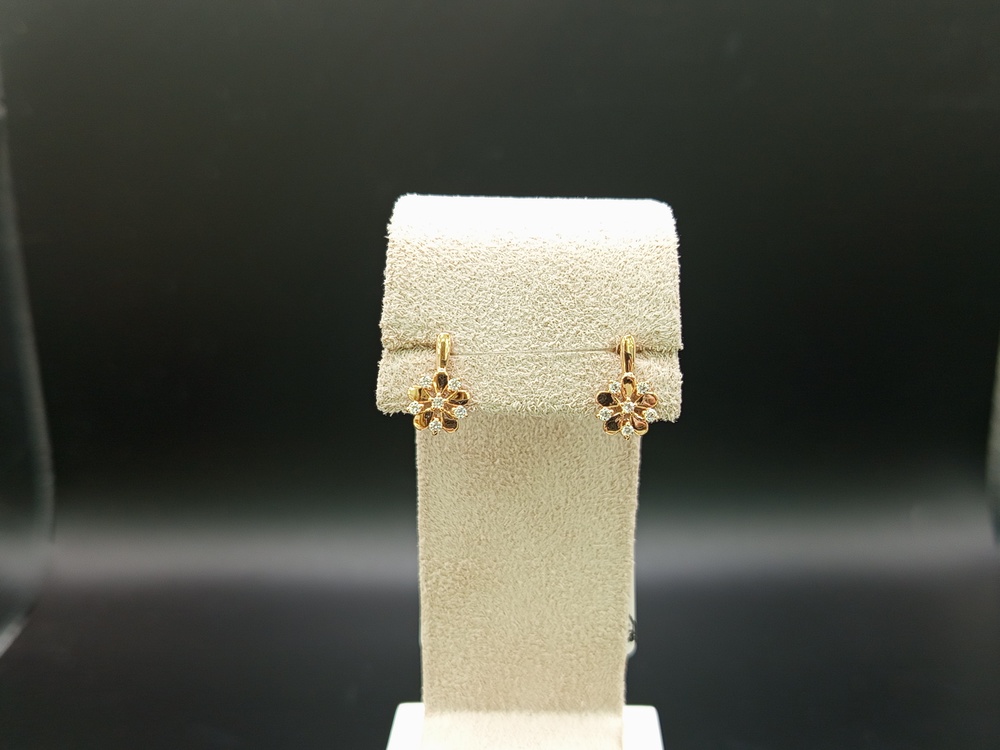 СЕРЬГИ С КАМНЯМИ (Au 585)