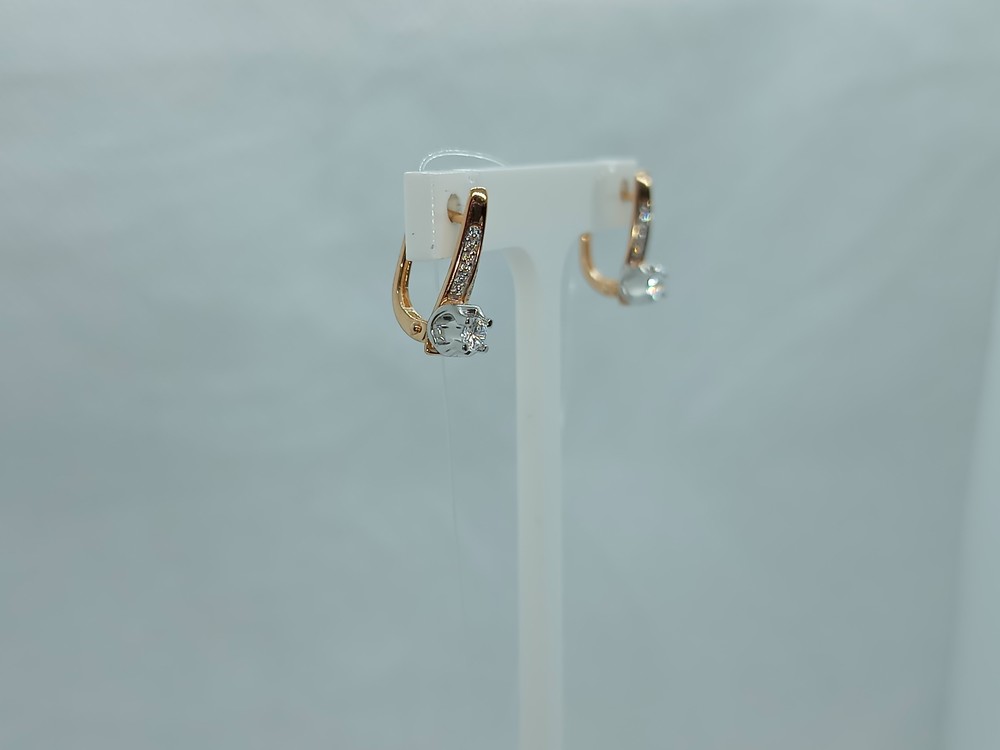 СЕРЬГИ С КАМНЯМИ (Au 585)