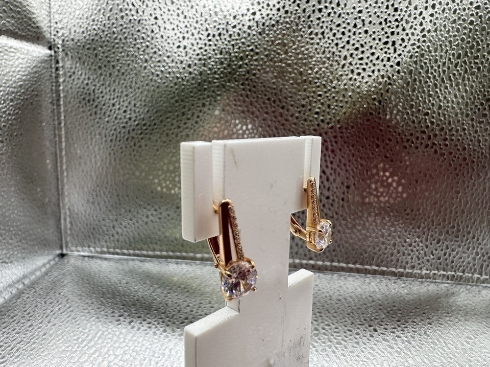 СЕРЬГИ С КАМНЯМИ (Au 585)