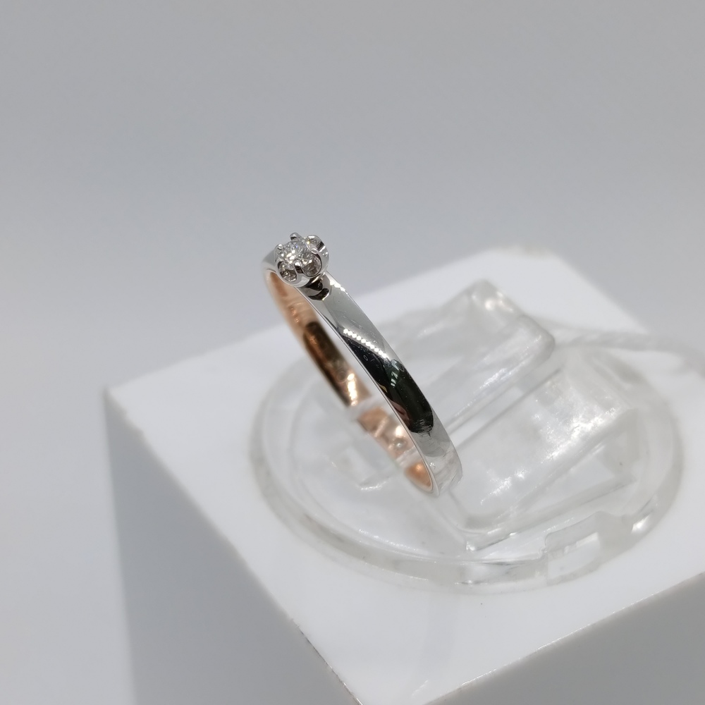 КОЛЬЦО БРИЛЛИАНТ Au 585