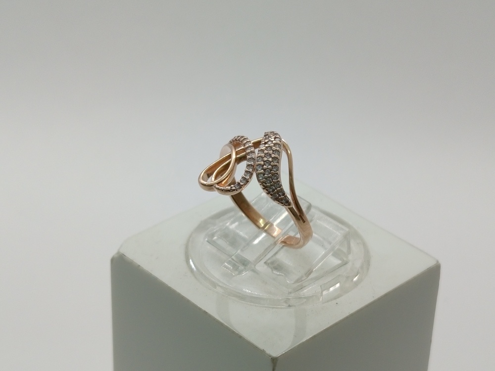 КОЛКМИ585 КОЛЬЦО С КАМНЯМИ (Au 585)