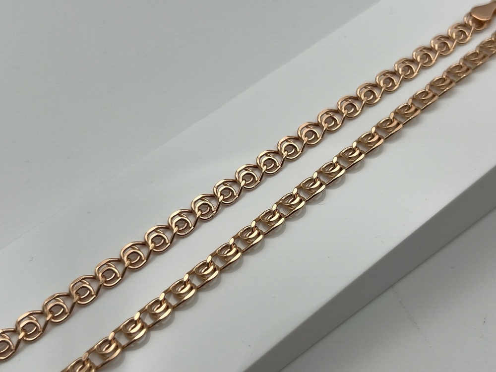 ЦЕПЬ ПУСТОТЕЛАЯ Лав (Au 585)