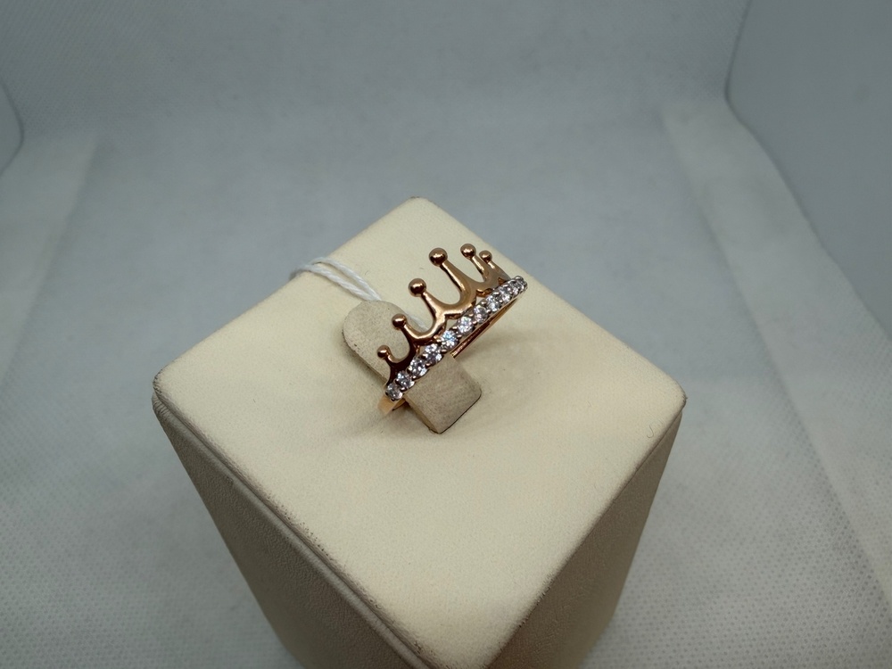 КОЛКМИ585 КОЛЬЦО С КАМНЯМИ (Au 585)