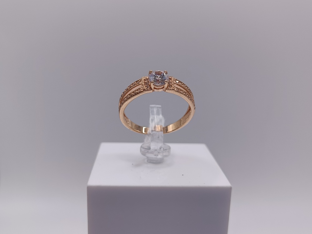 КОЛКМИ585 КОЛЬЦО С КАМНЯМИ (Au 585)