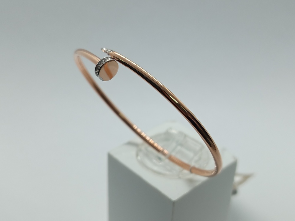 БРАСЛЕТ ЖЕСТКИЙ с камнями (Au 585)