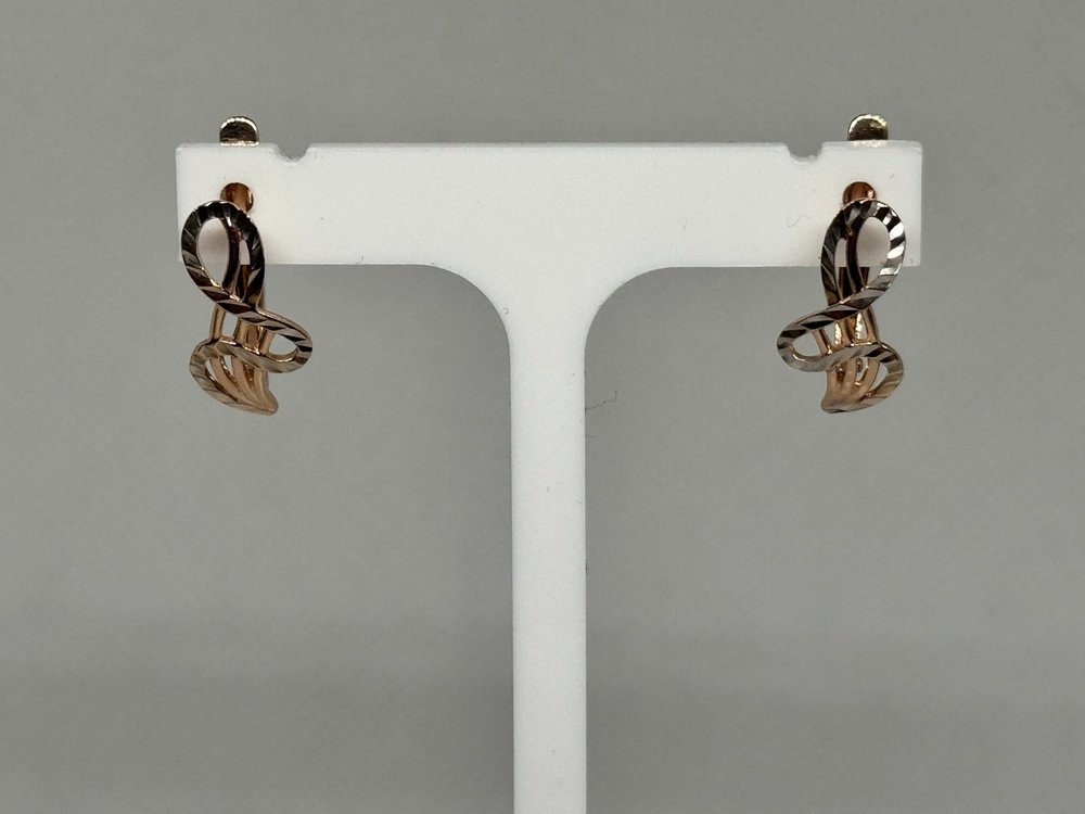 СЕРЬГИ БЕЗ КАМНЯ (Au 585)