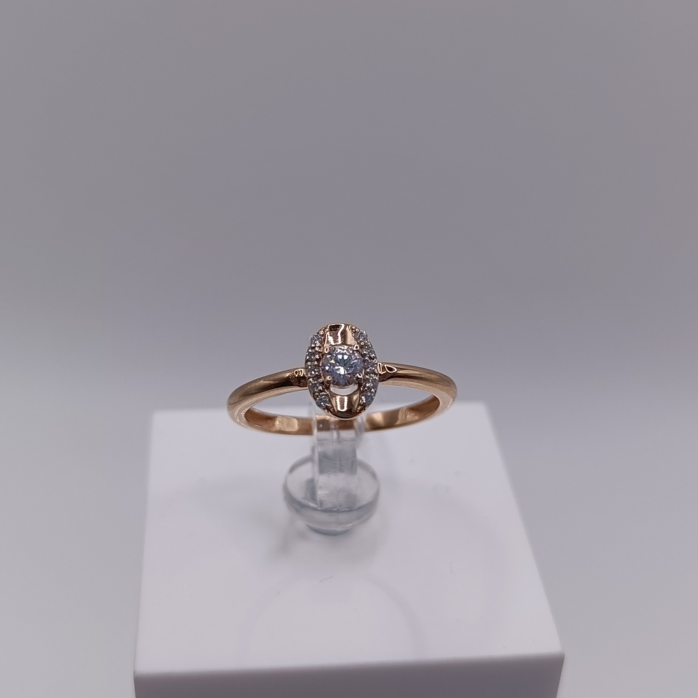 КОЛКМИ585 КОЛЬЦО С КАМНЯМИ (Au 585)