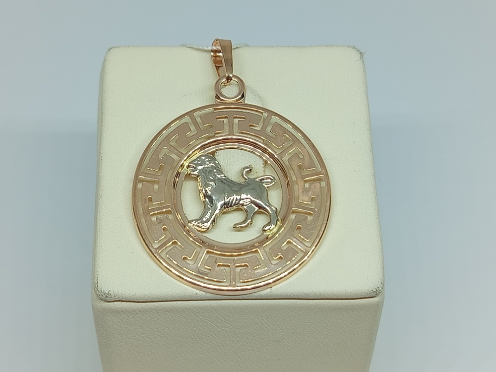 ПОДВЕСКА ЗНАК ЗОДИАКА ЛЕВ (Au 585)