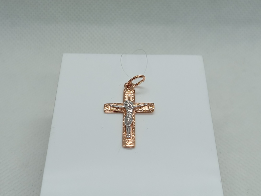 ПОДВЕСКА КРЕСТ без камня (Au 585)