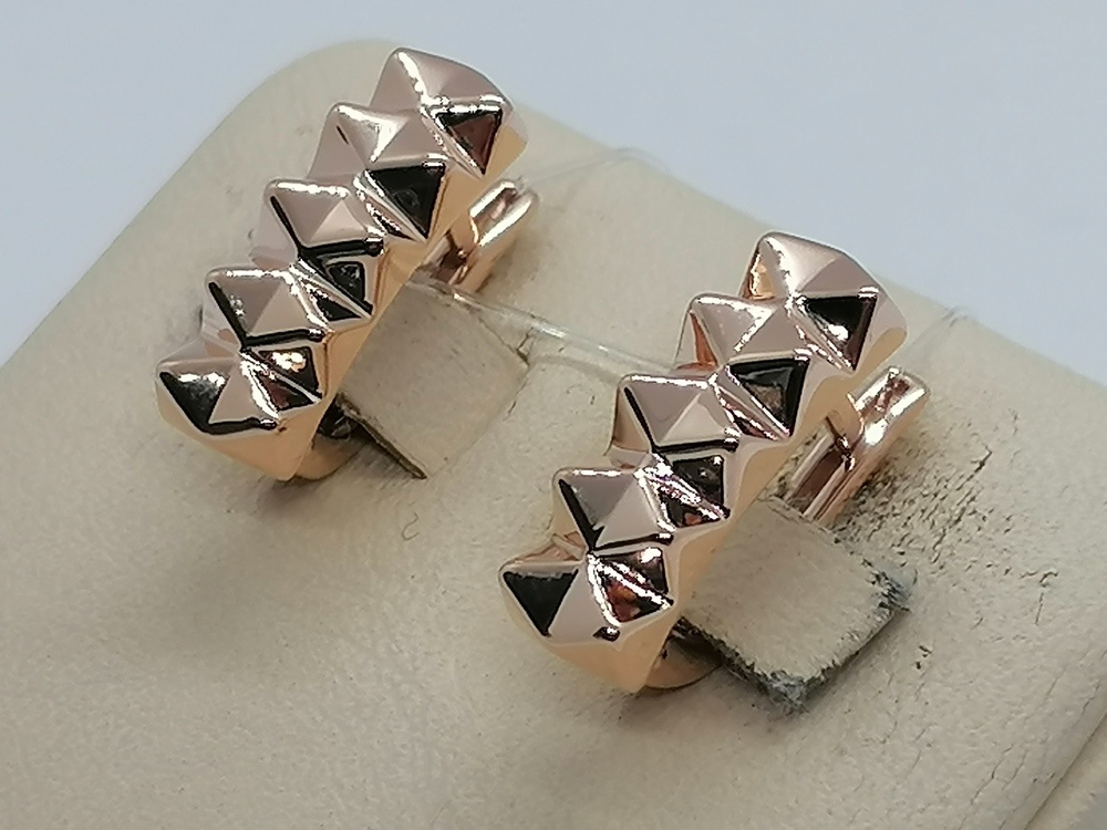 СЕРЬГИ БЕЗ КАМНЯ (Au 585)