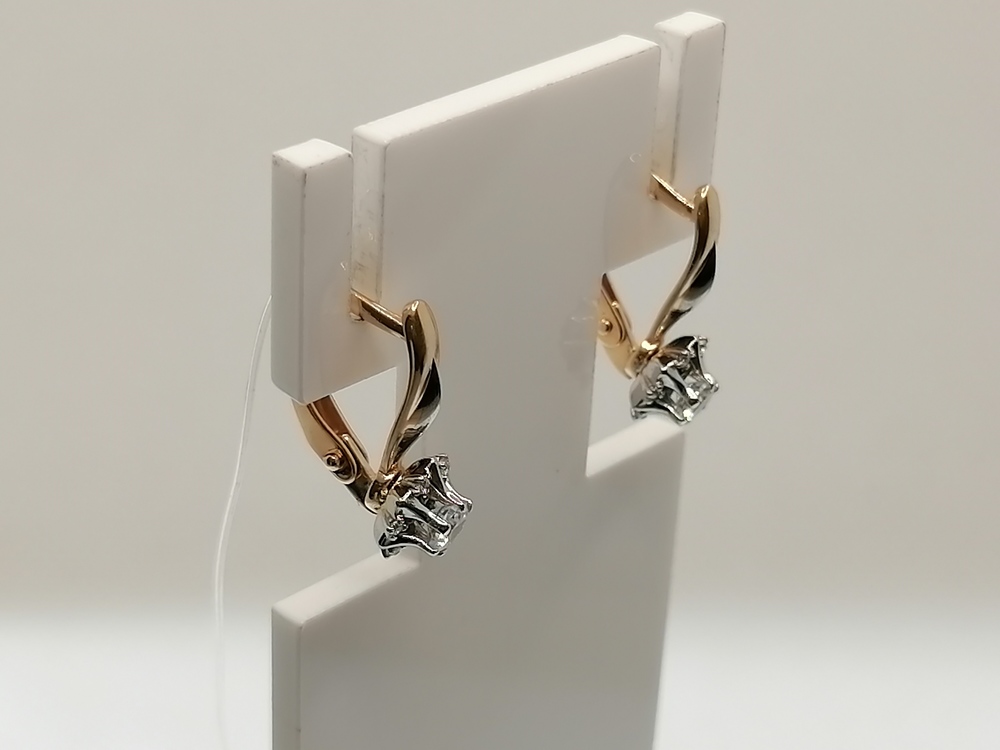 СЕРЬГИ С КАМНЯМИ (Au 585)