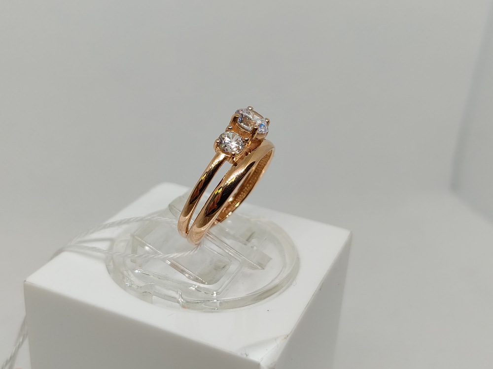 КОЛКМИ585 КОЛЬЦО С КАМНЯМИ (Au 585)