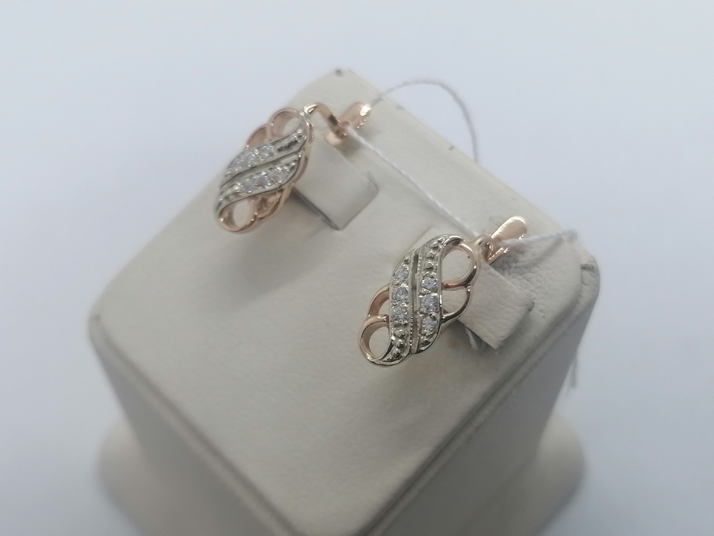 СЕРЬГИ С КАМНЯМИ (Au 585)