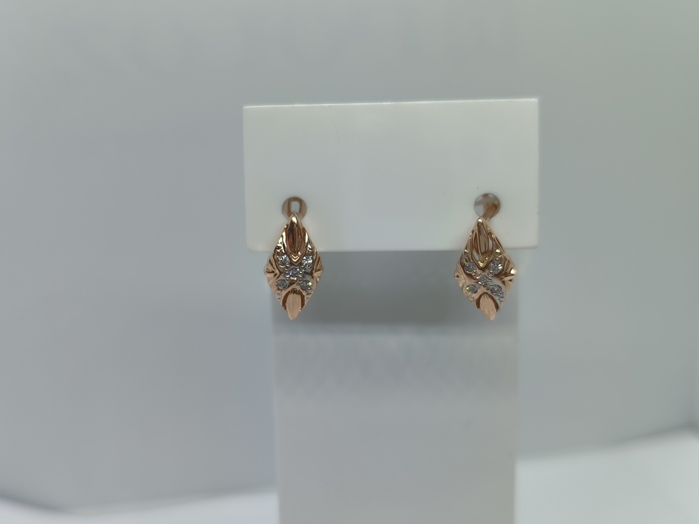 СЕРЬГИ С КАМНЯМИ (Au 585)