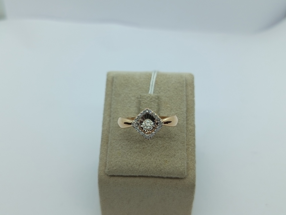 КОЛЬЦО БРИЛЛИАНТ Au 585