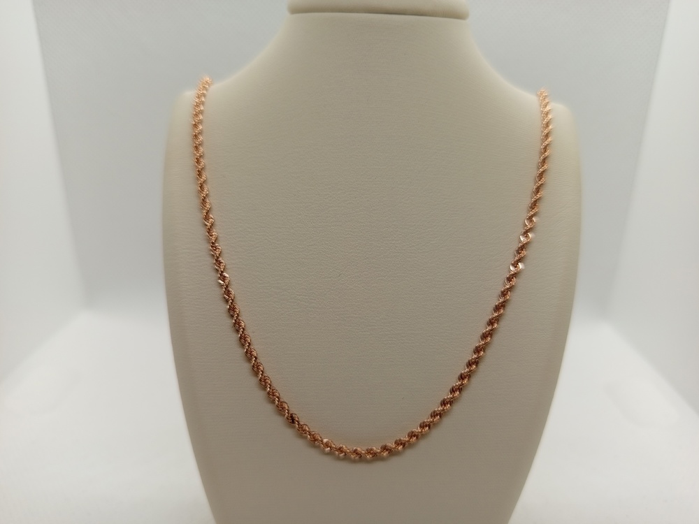 ЦЛВР585 ЦЕПЬ ПОЛНОВЕСНАЯ Веревка (Au 585)