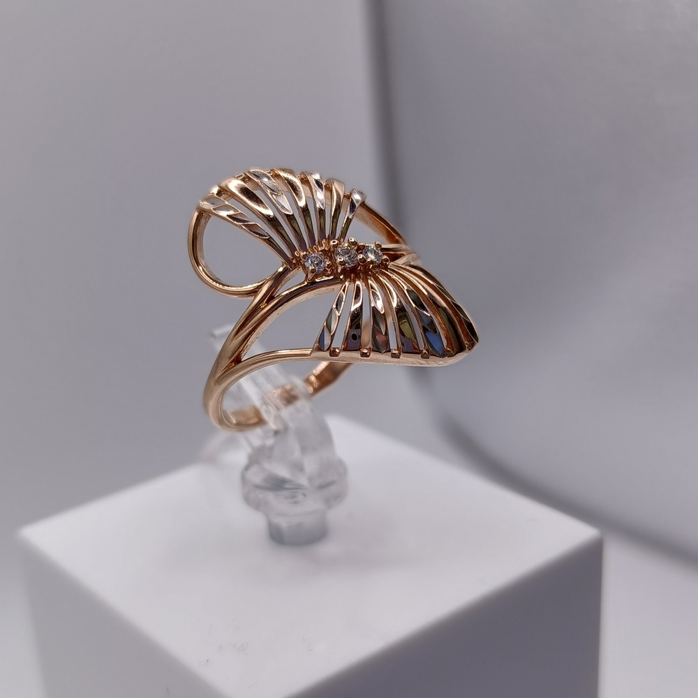 КОЛКМИ585 КОЛЬЦО С КАМНЯМИ (Au 585)