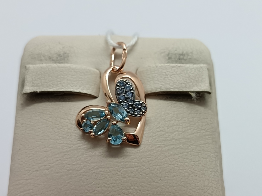 ПОДВЕСКА С КАМНЯМИ (Au 585)