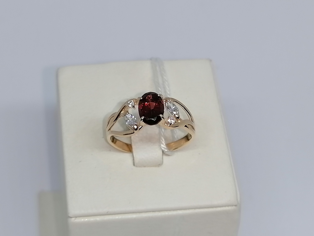 КОЛКМИ585 КОЛЬЦО С КАМНЯМИ (Au 585)