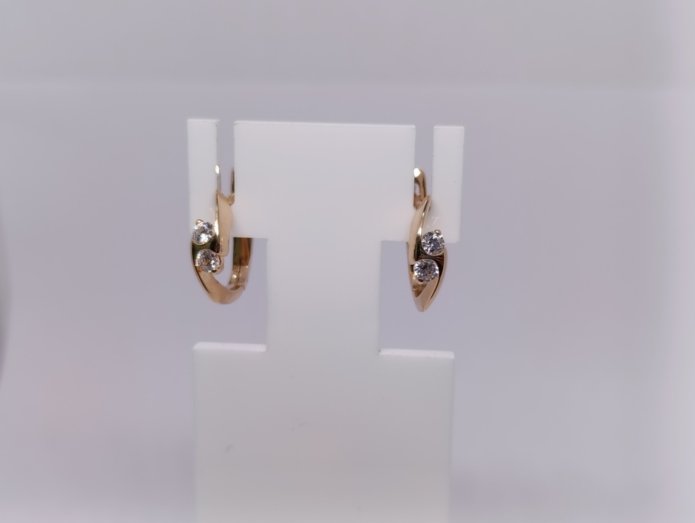 СЕРЬГИ С КАМНЯМИ (Au 585)