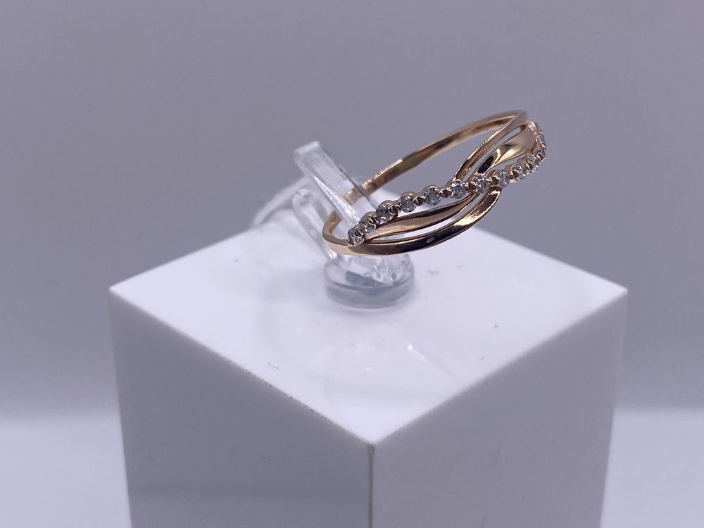 КОЛКМИ585 КОЛЬЦО С КАМНЯМИ (Au 585)