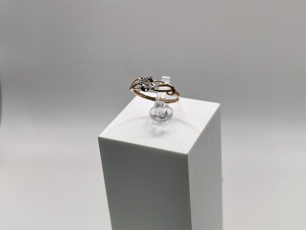 КОЛЬЦО БРИЛЛИАНТ Au 585