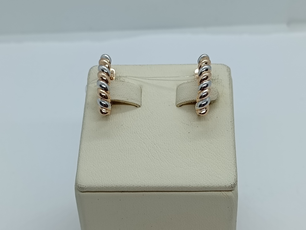 СЕРЬГИ БЕЗ КАМНЯ (Au 585)