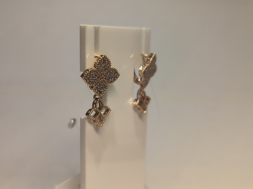 СЕРЬГИ С КАМНЯМИ (Au 585)